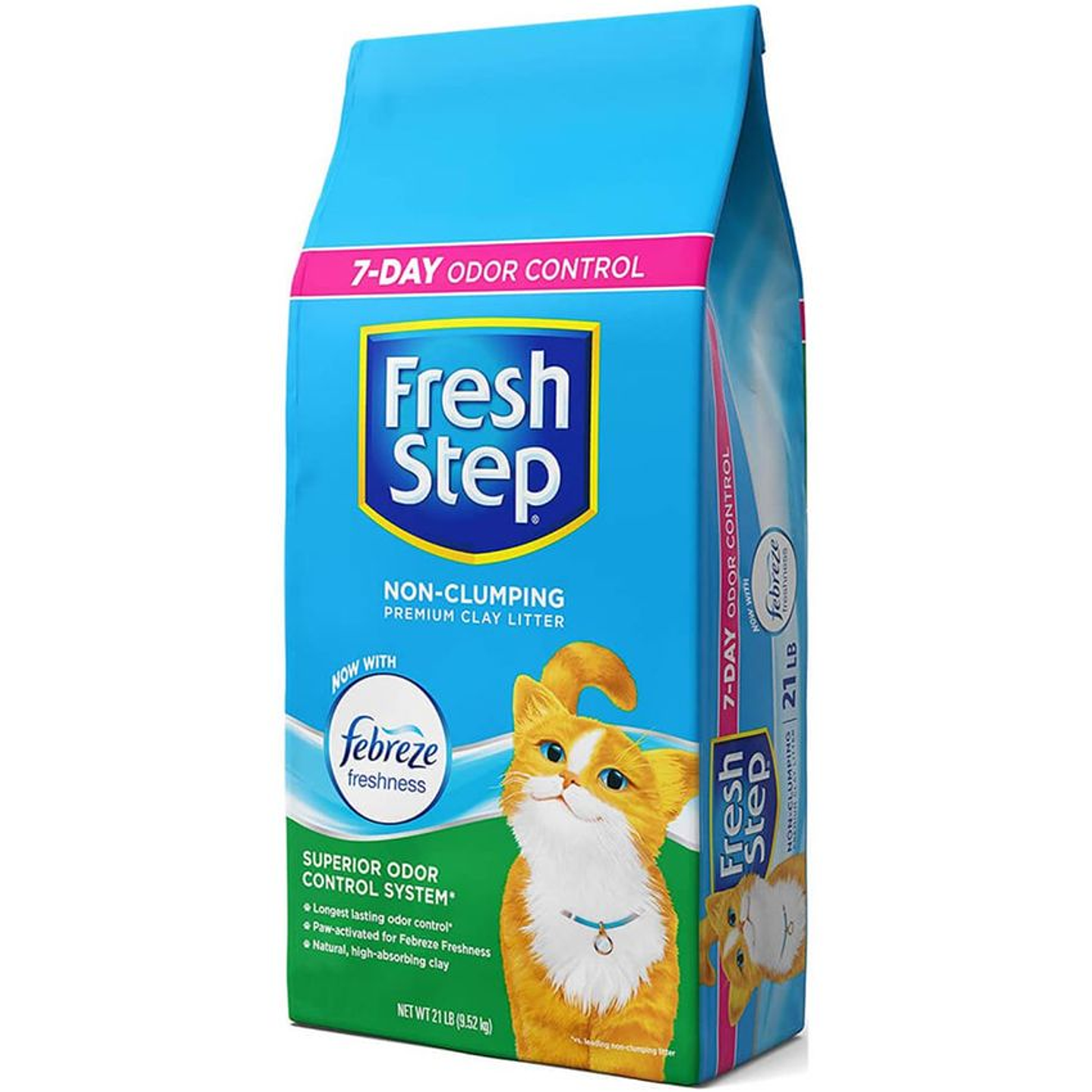 Fresh Step Febreze Control Olores No Aglomerante 14 Lb