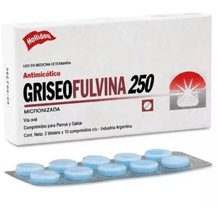 Griseofulvina 250 Antimicotico Fungistatico 20 Comp