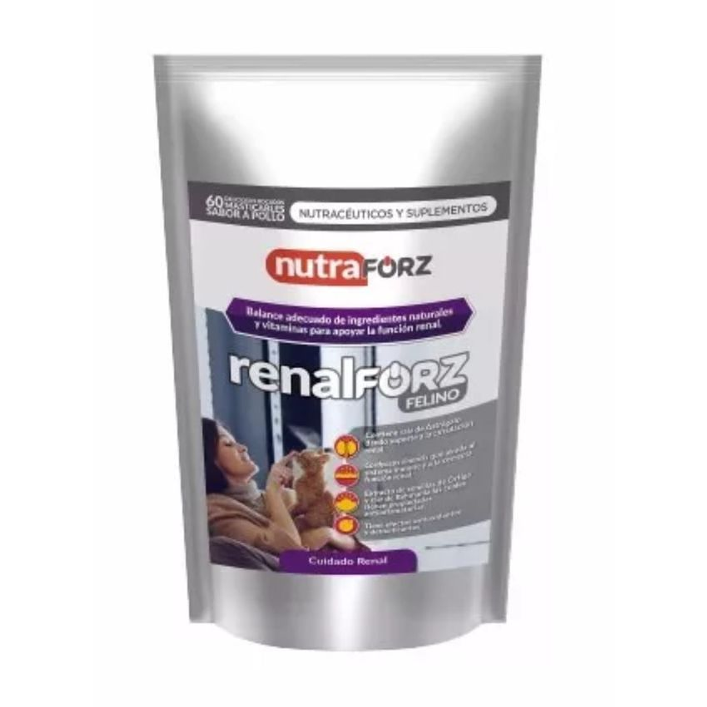 Renalforz Gatos Nutracéutico 60 Tabletas