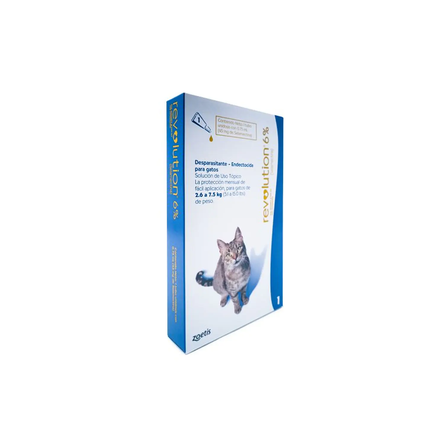 Revolution Gatos Pipeta Pulgas Garrapatas Sarna 6 075ml