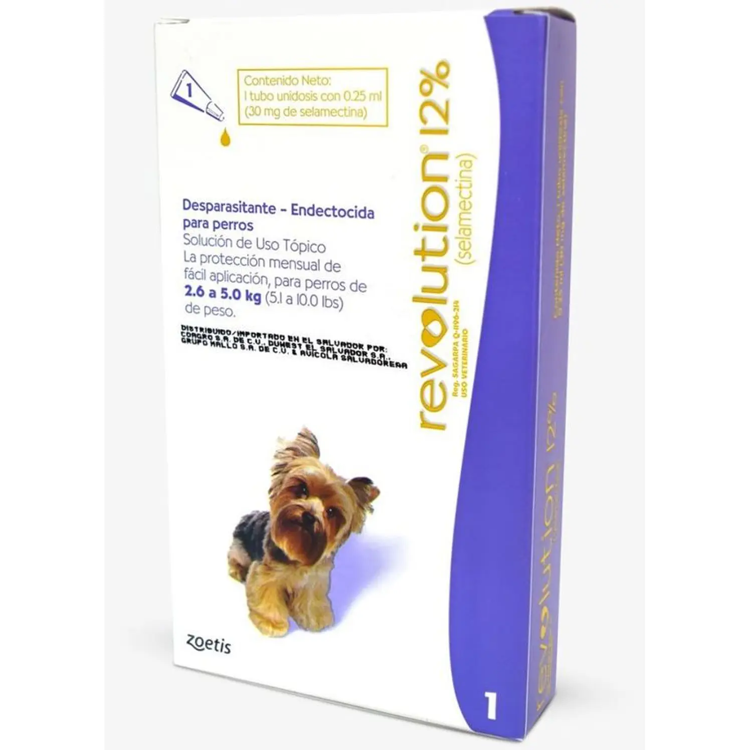 Revolution Perros Pipeta Pulgas Garrapatas Sarna 12% 0,25ml