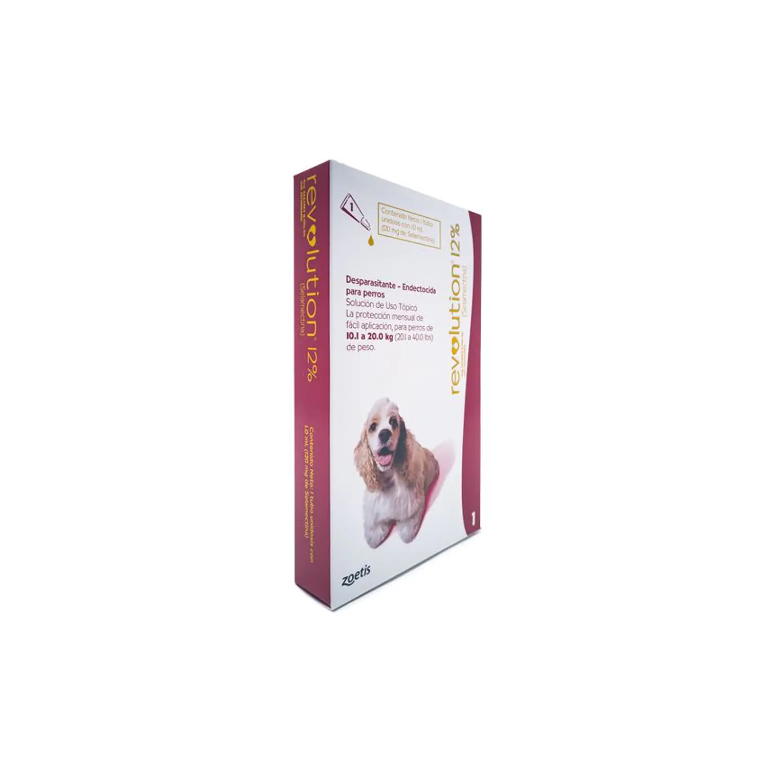Revolution Perros Pipeta Pulgas Garrapatas Sarna 12% 1,0ml