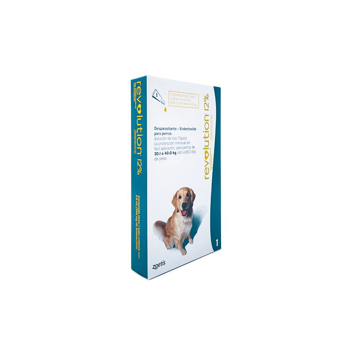 Revolution Perros Pipeta Pulgas Garrapatas Sarna 12% 2,0ml