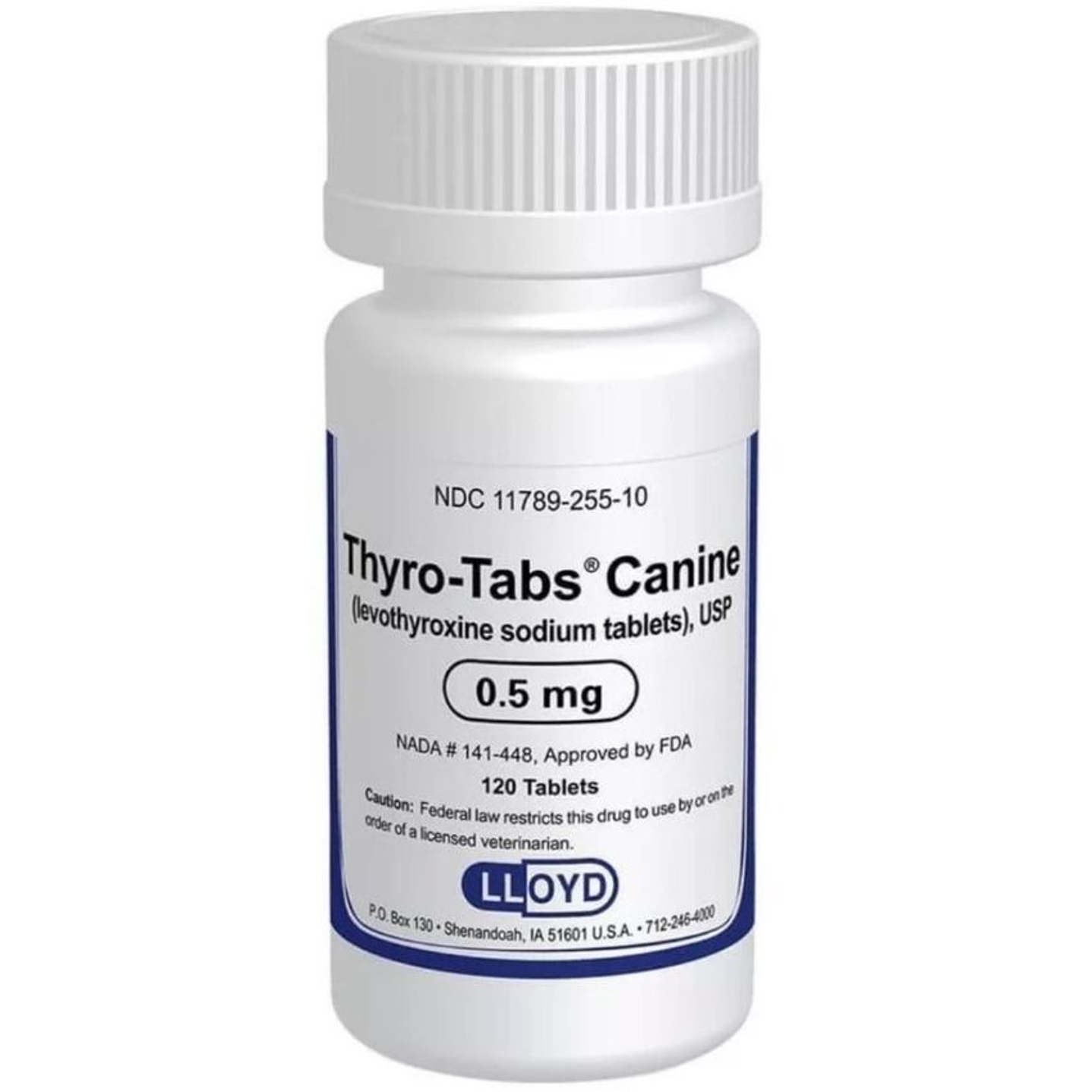 thyrotabs Hipotiroidismo Perros 0,5mg X 120 Tabletas