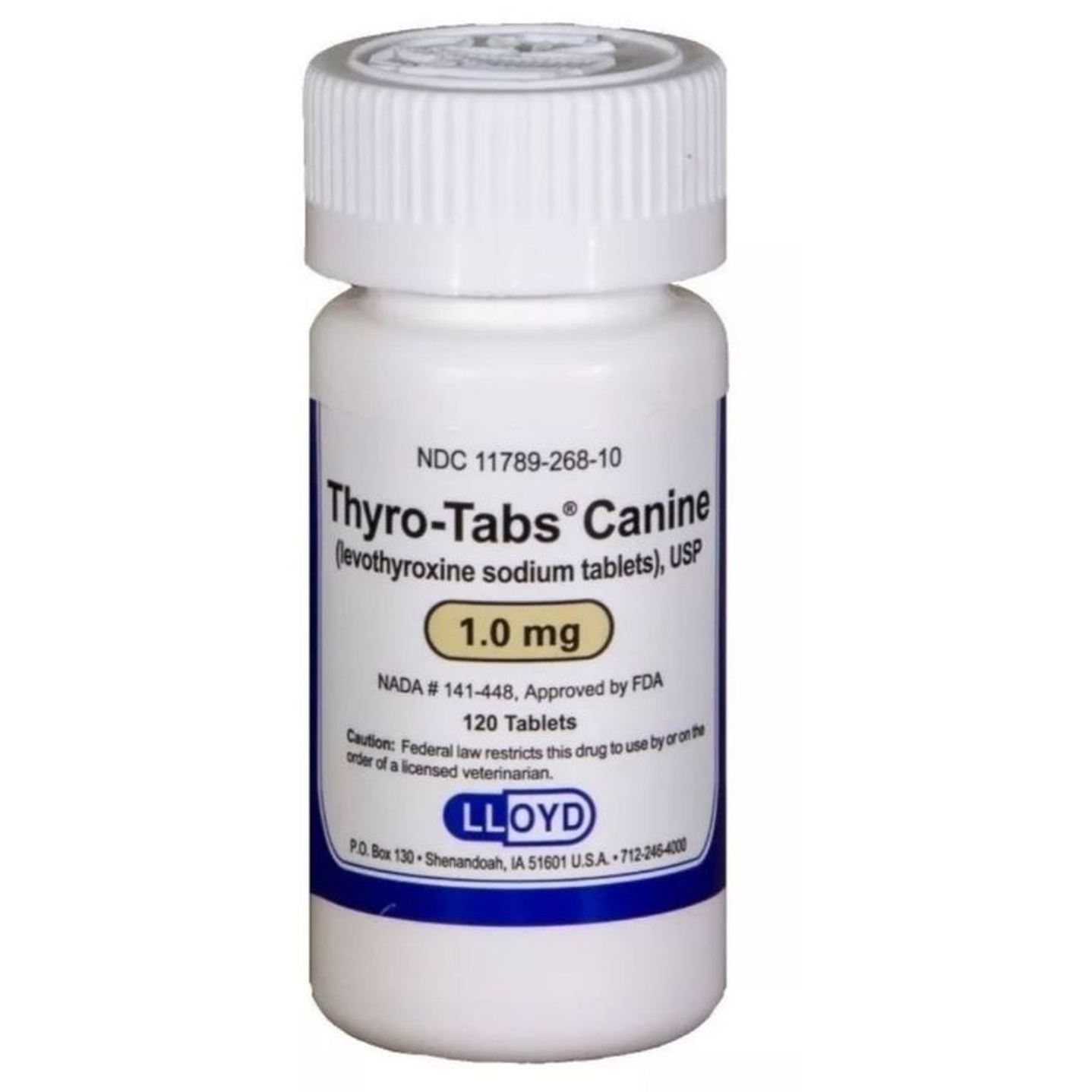 thyrotabs Hipotiroidismo Perros 1mg X 120 Tabletas