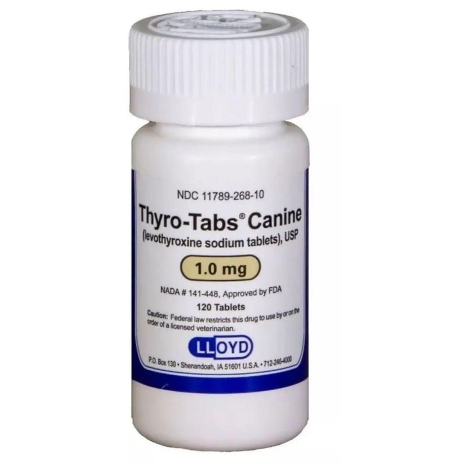 thyrotabs Hipotiroidismo Perros 1mg X 120 Tabletas