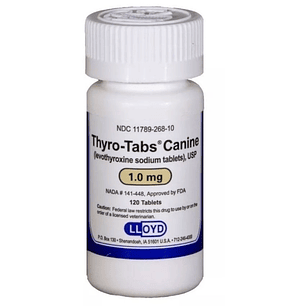 thyrotabs Hipotiroidismo Perros 1mg X 120 Tabletas