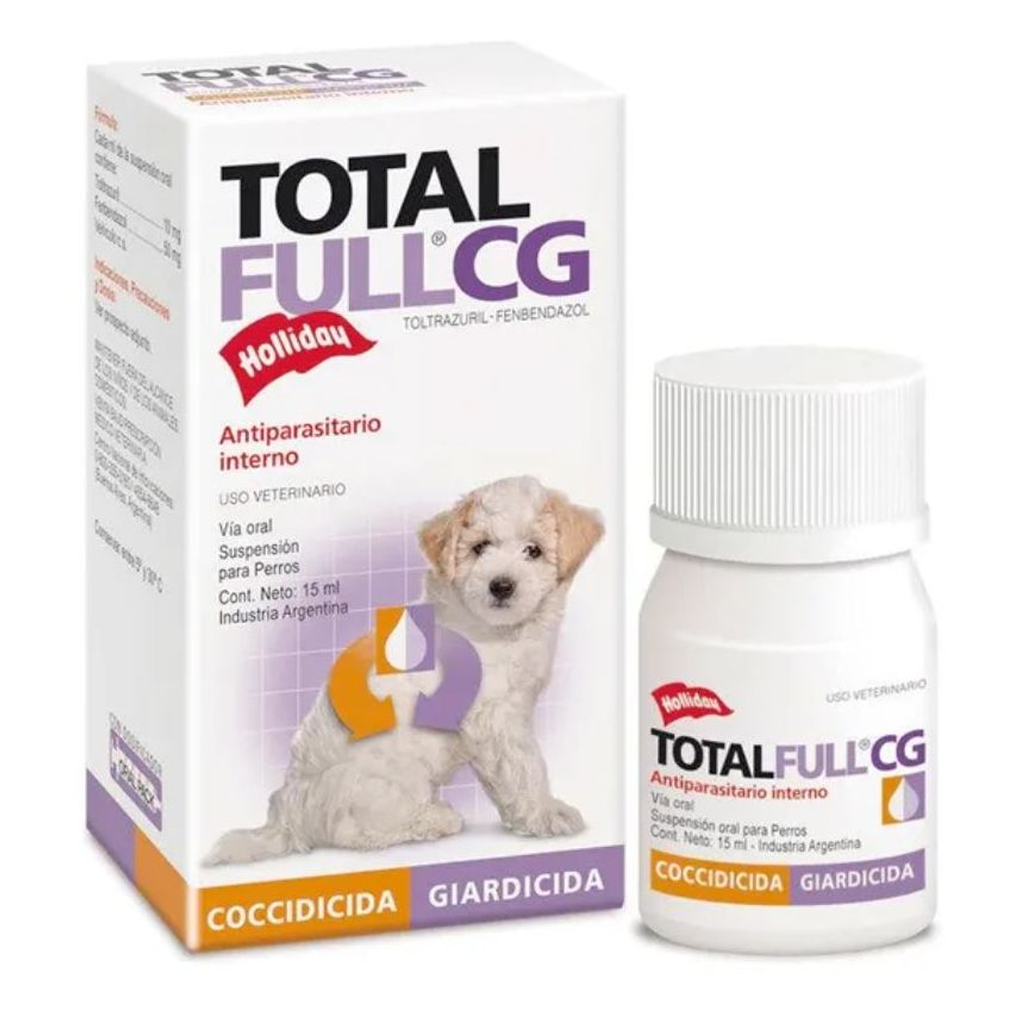 Total F Cg Suspensión Perro Gato Antiparasitari Interno 15ml