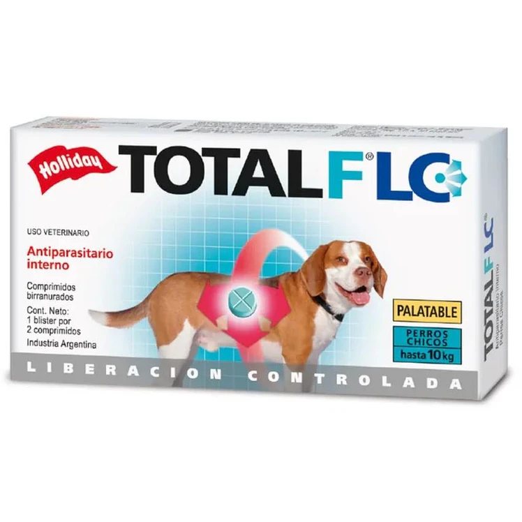 Total F Lc Perros Pequeños Antiparasitario Interno 2 Comp