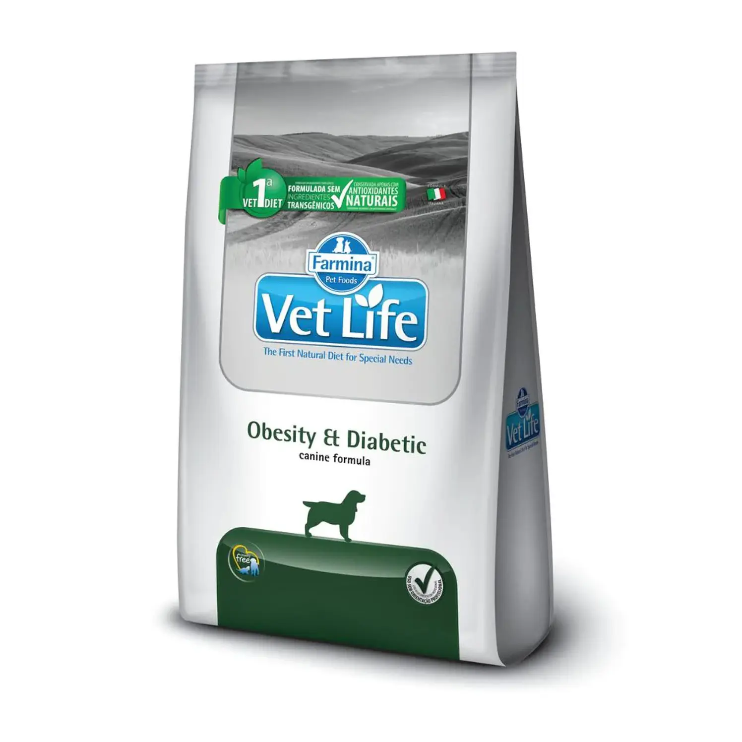 Vet Life Canine Perros Obesity Diabetic Obesidad 2kg 1