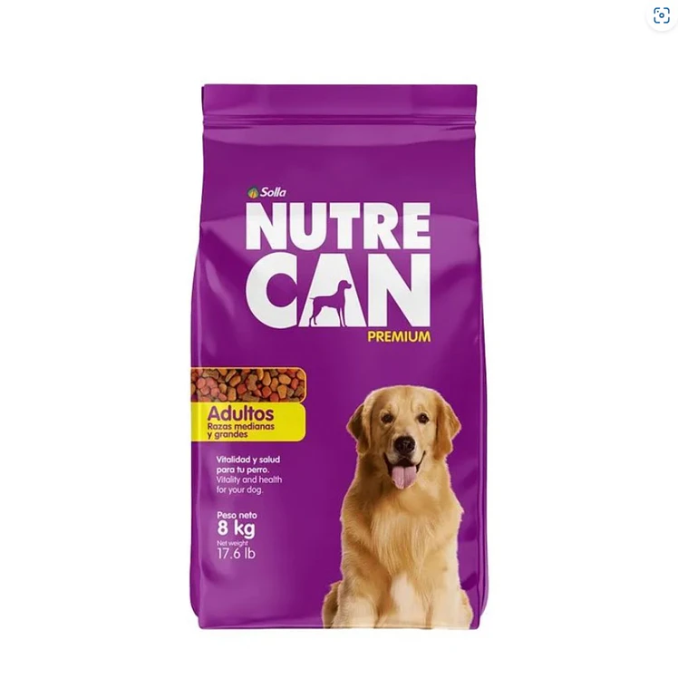 Nutrecan Perros Adultos Raza Mediana Grande Extruido 8 Kg
