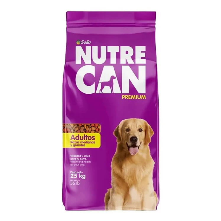 Nutrecan Perros Adultos Raza Mediana Grande Extruido 25 Kg