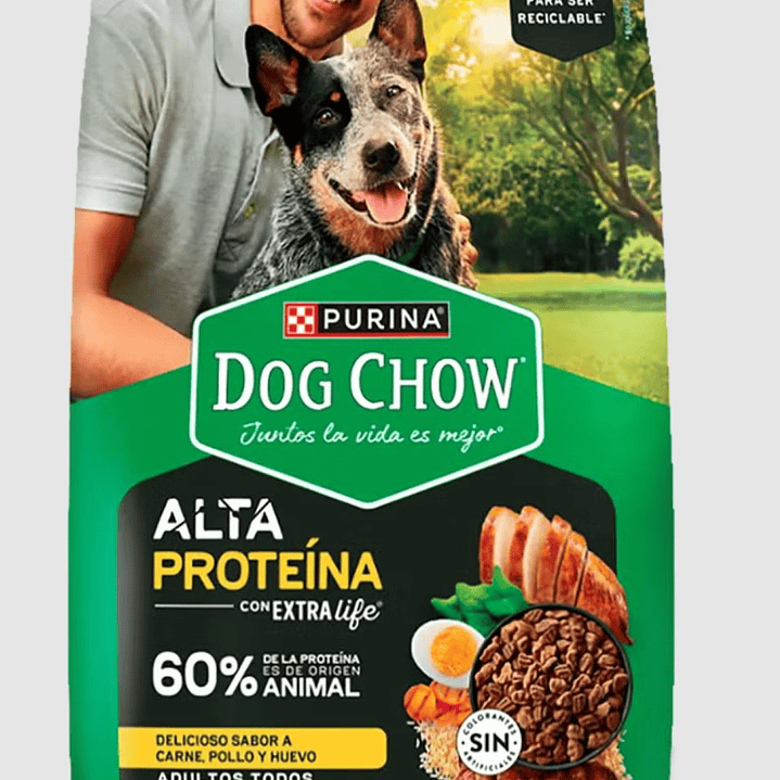 Dog Chow Adultos Alta Proteina 1Kg