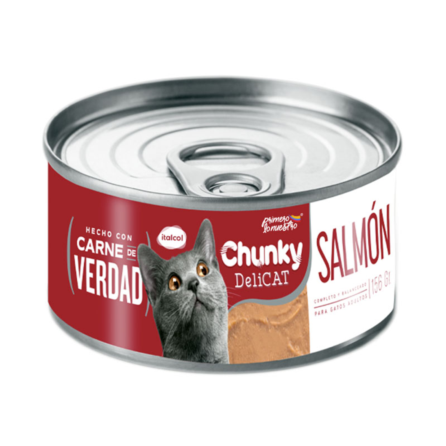 Chunky Delicat Salmon Gatos Lata 156G