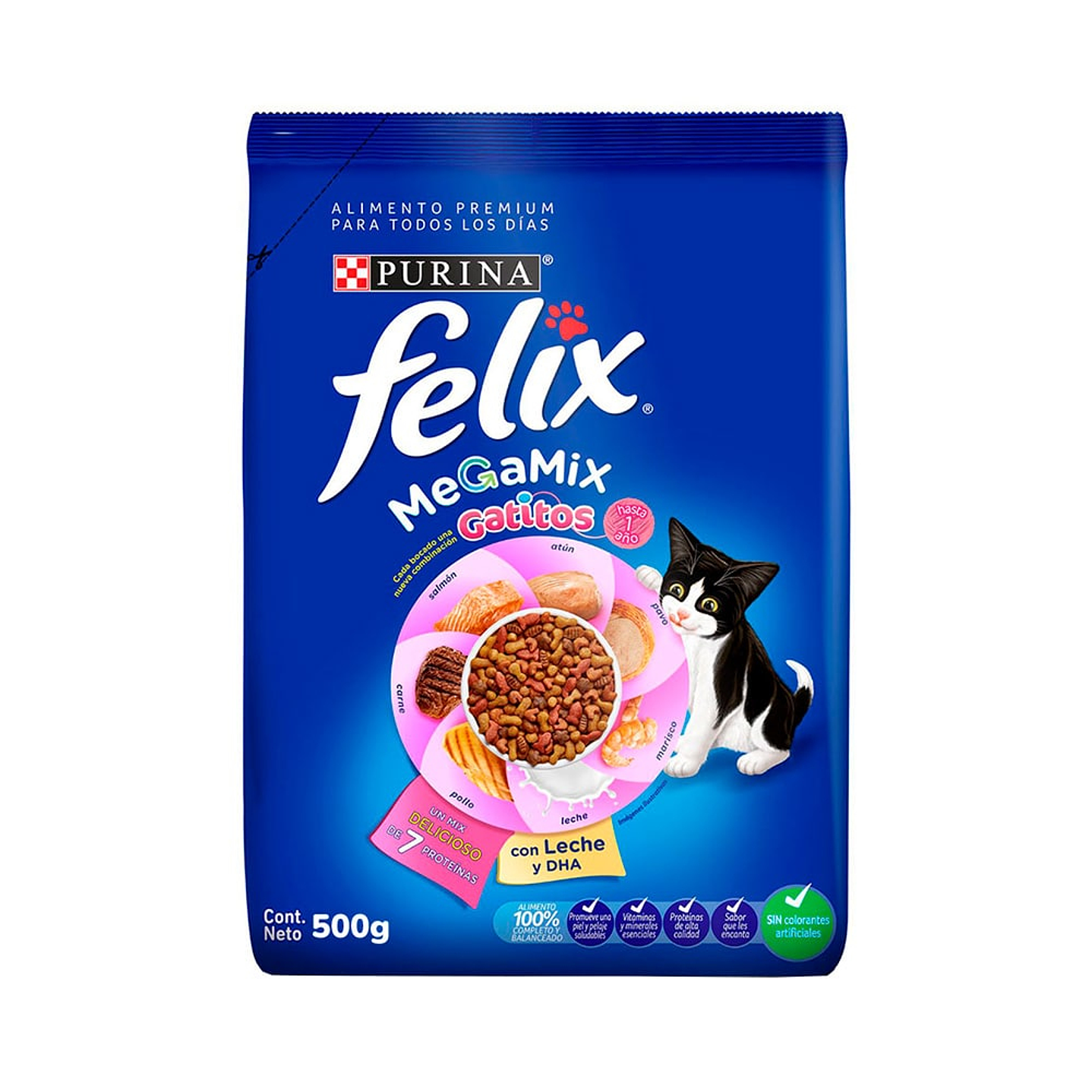 Felix Gatos Gatitos Megamix 500gr