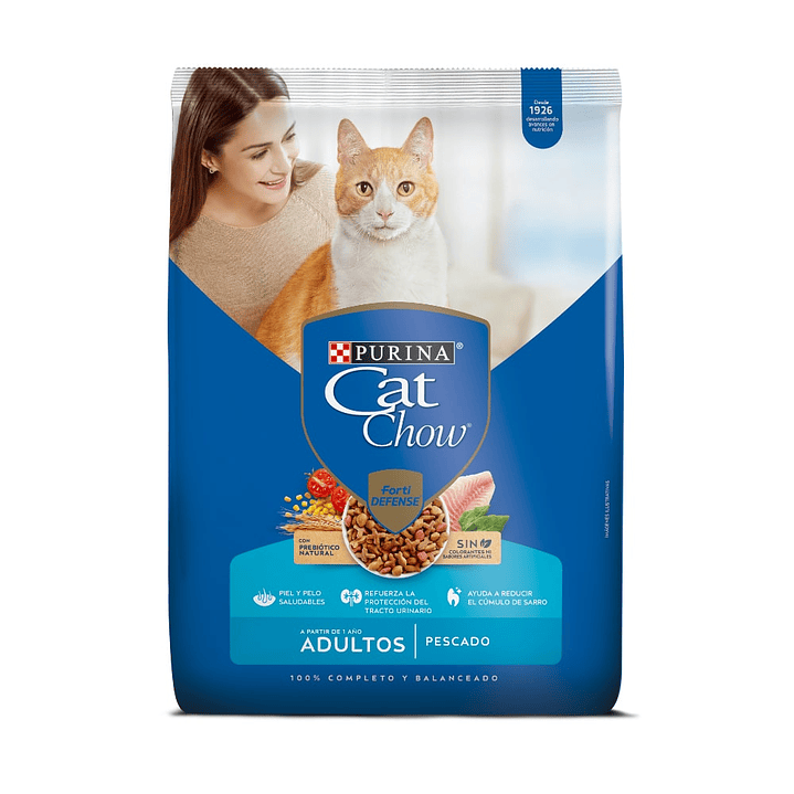 Cat Chow Gatos Adulto Pescado Prebioticos 500gr