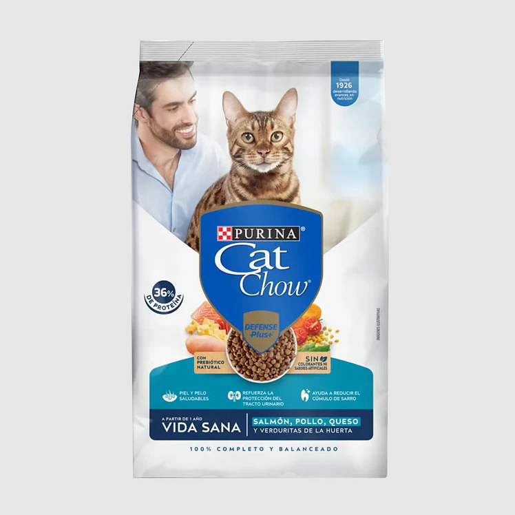 Cat Chow Gatos Vida Sana Prebioticos 450gr