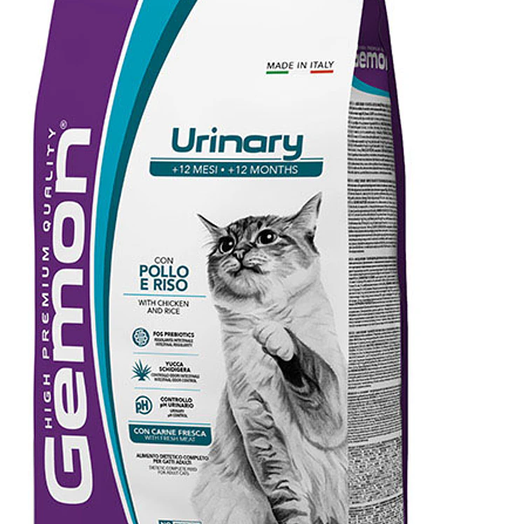 Gemon Gatos Urinary Pollo Arroz 2kg