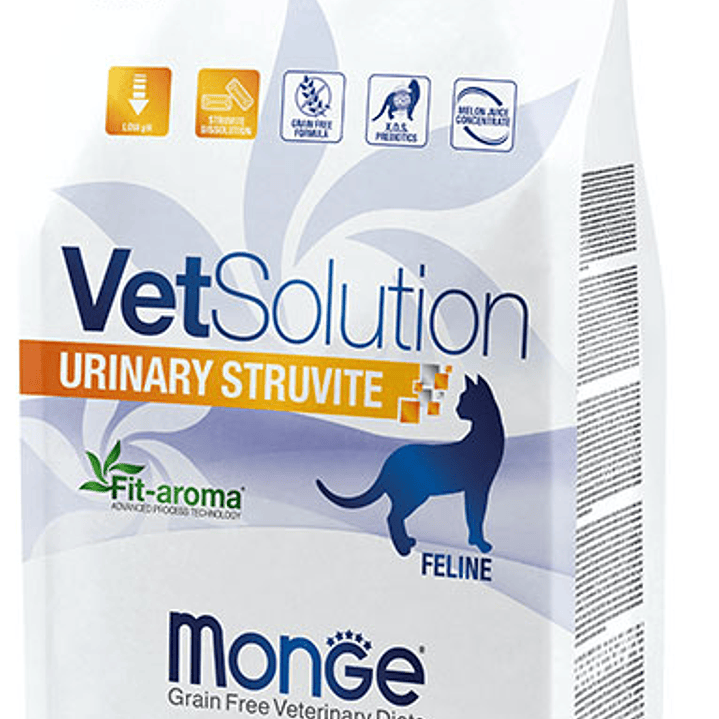 Monge VetSolution Gatos Urinary Struvite 1.5kg