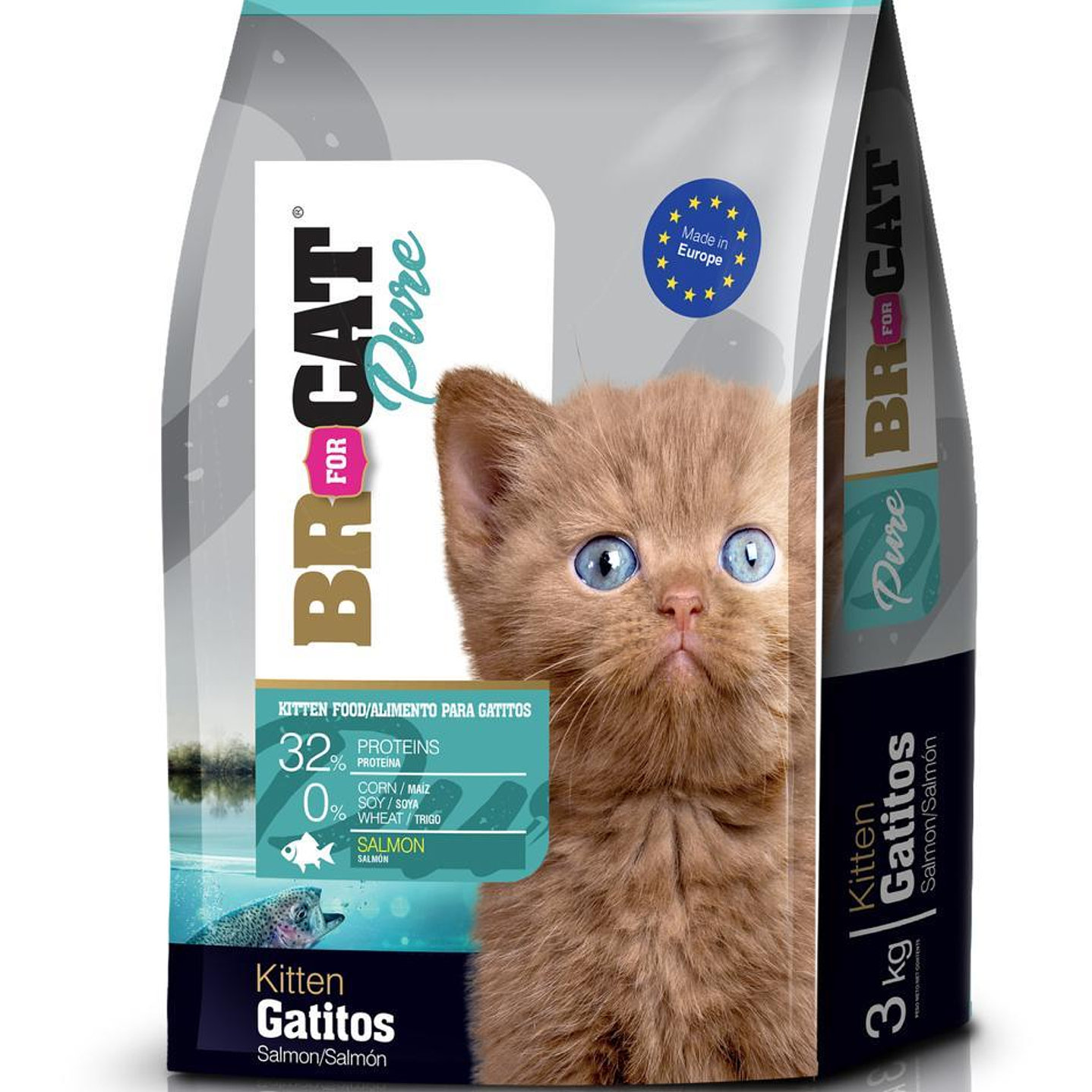 Br For Cat Gatos Gatitos Salmon 1kg