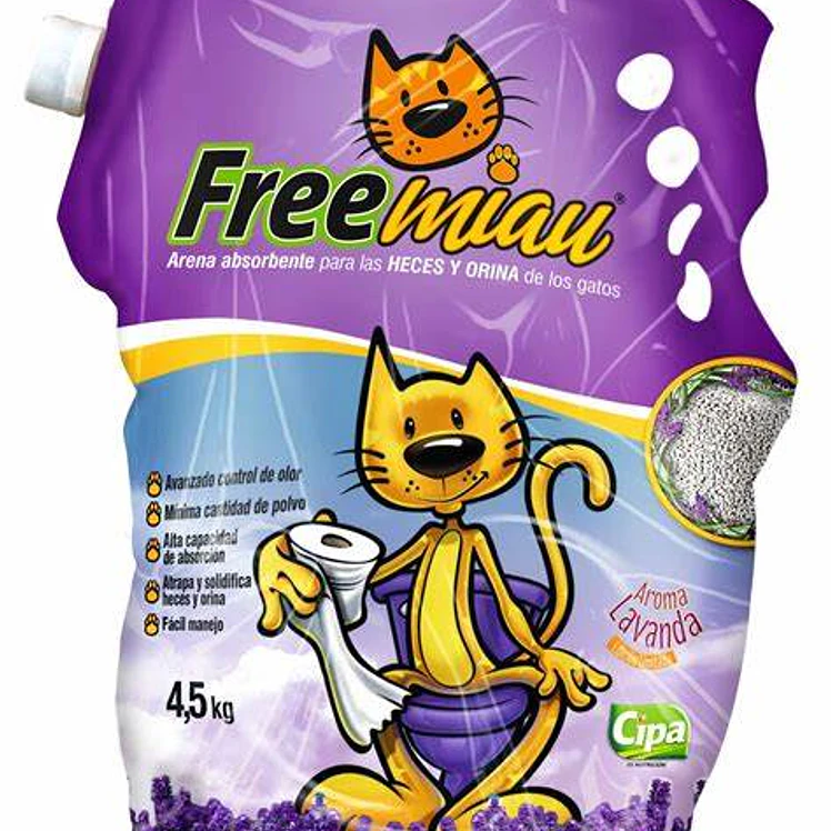 Freemiau Arena Gatos Lavanda 4.5 Kg