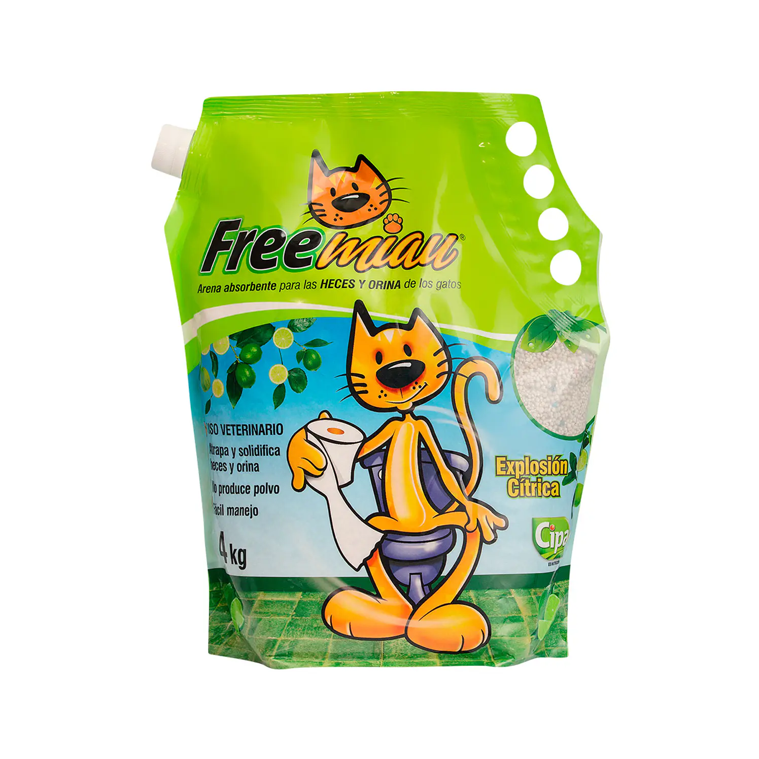 Freemiau Arena Gatos Citrica 4 Kg