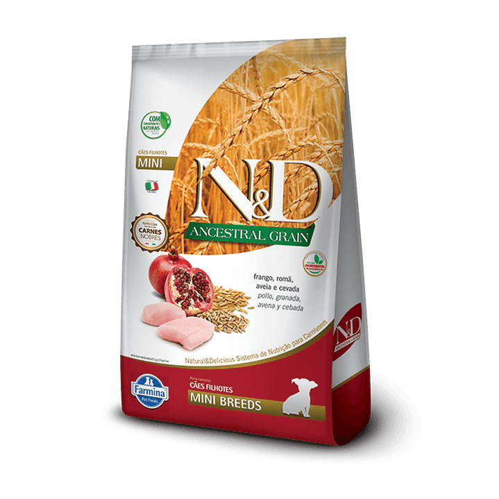  Nd N&d Ancestral Perro Pollo Puppy Mini 2.5 kg 