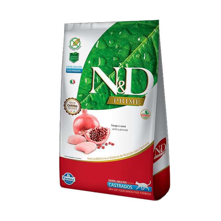  Nd N&d Prime Gato Pollo Adulto Castrado 1.5 kg 