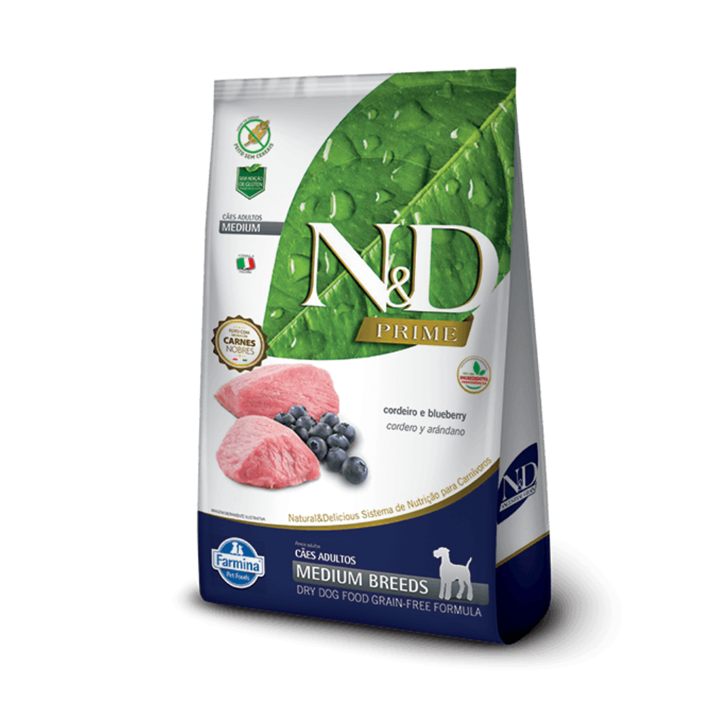  Nd N&d Prime Perro Cordero Adulto Medium 2.5 kg 