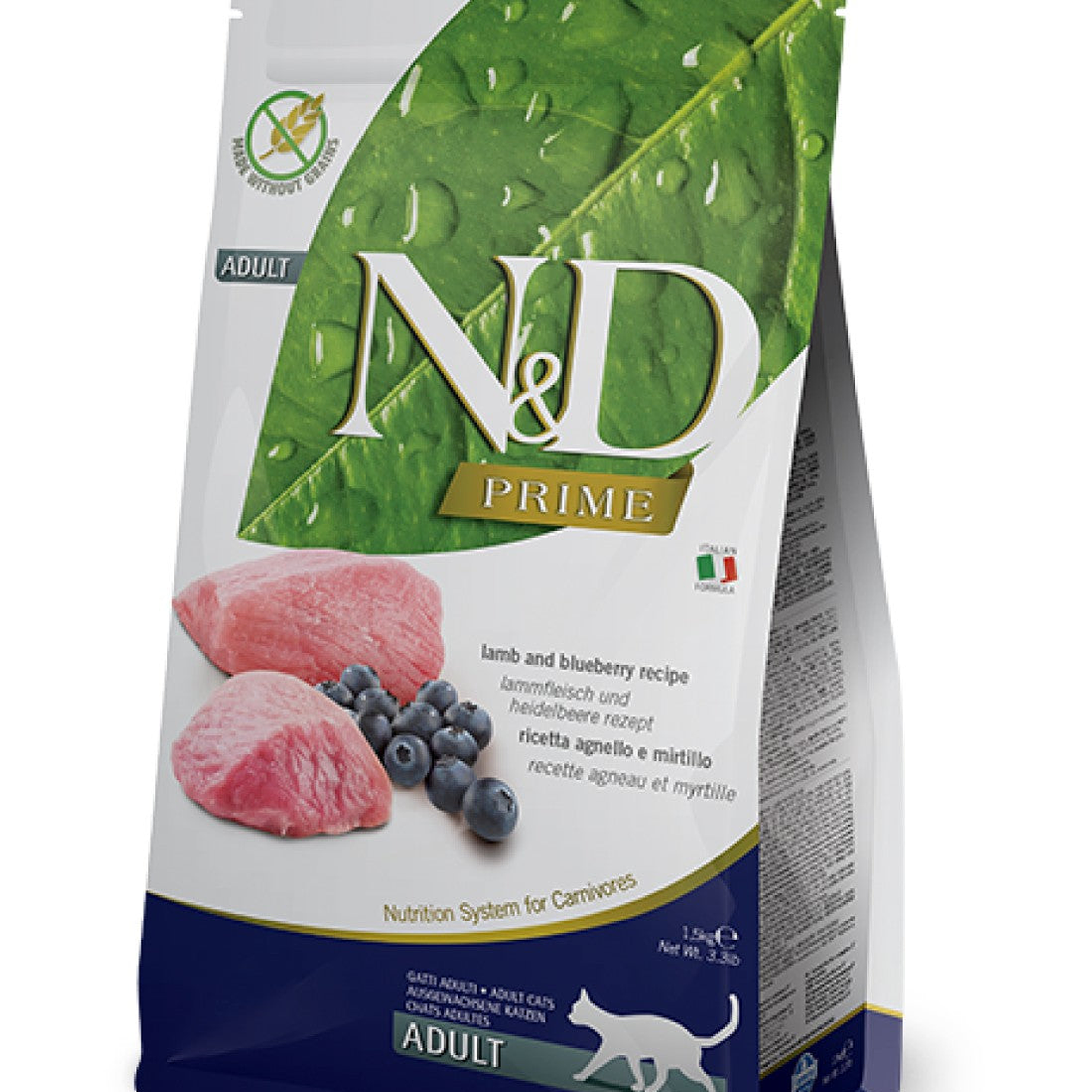  Nd N&d Prime Gato Cordero Adulto 7.5 kg 