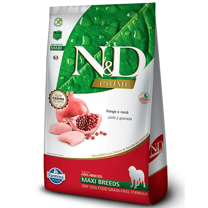  Nd N&d Prime Perro Pollo Adulto Maxi 10.1 kg 