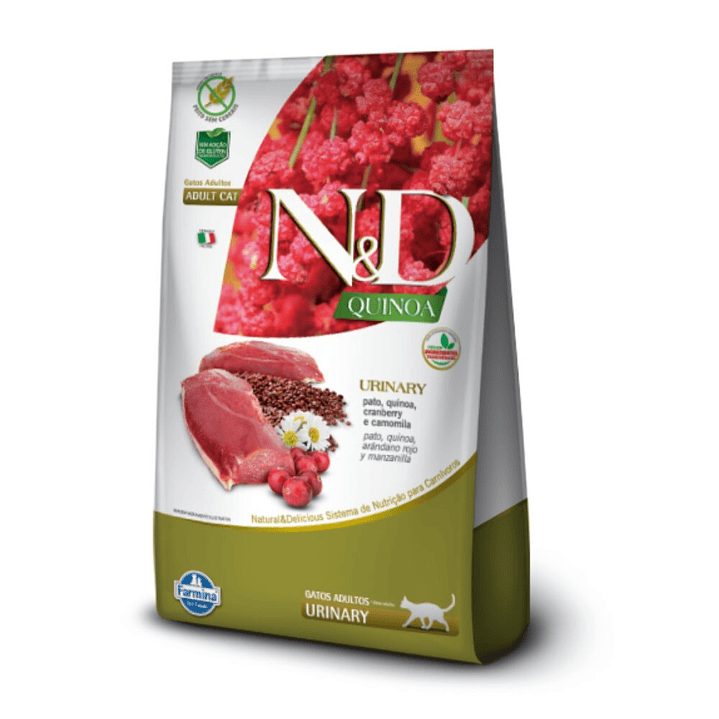  Nd N&d Quinoa Gato Adulto Urinary Pato 1.5 kg 