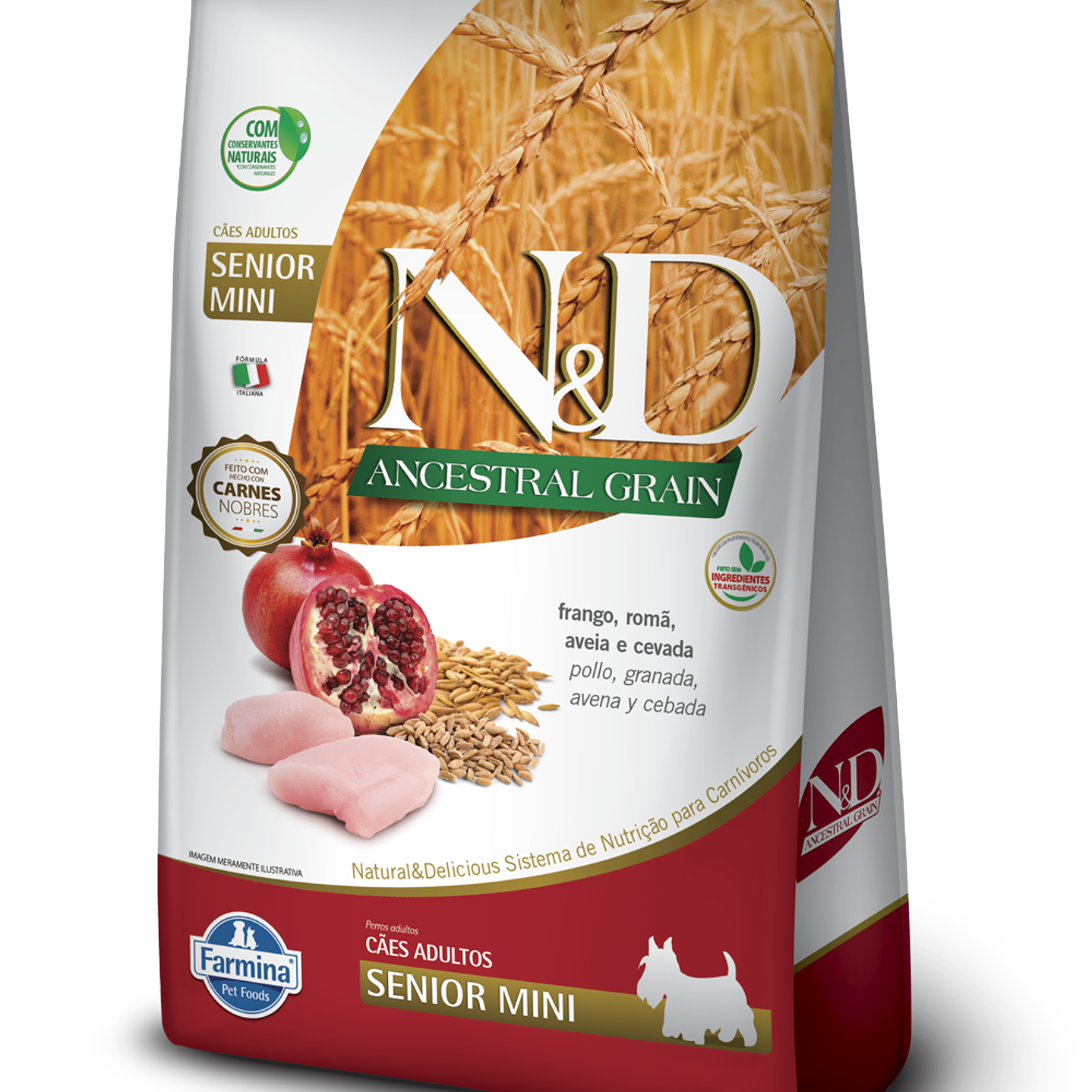  Nd N&d Ancestral Perro Pollo Senior Mini 2.5 kg 