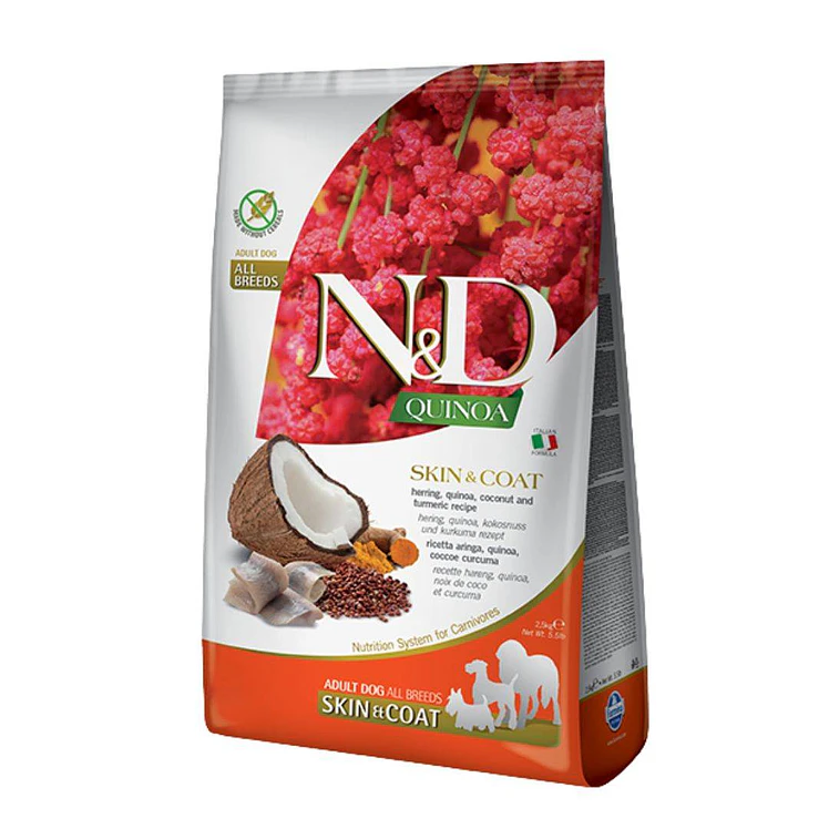 Nd N&d Quinoa Perro Adulto Skin Pescado 10.1 Kg
