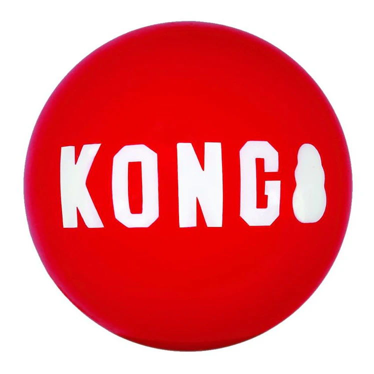 Juguete Pelota Perros Kong Signature Ball X2 Medium