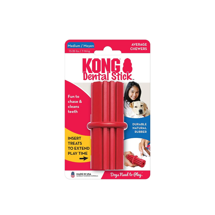 Kong Perro Caucho Classic Dental Barra Medium 1