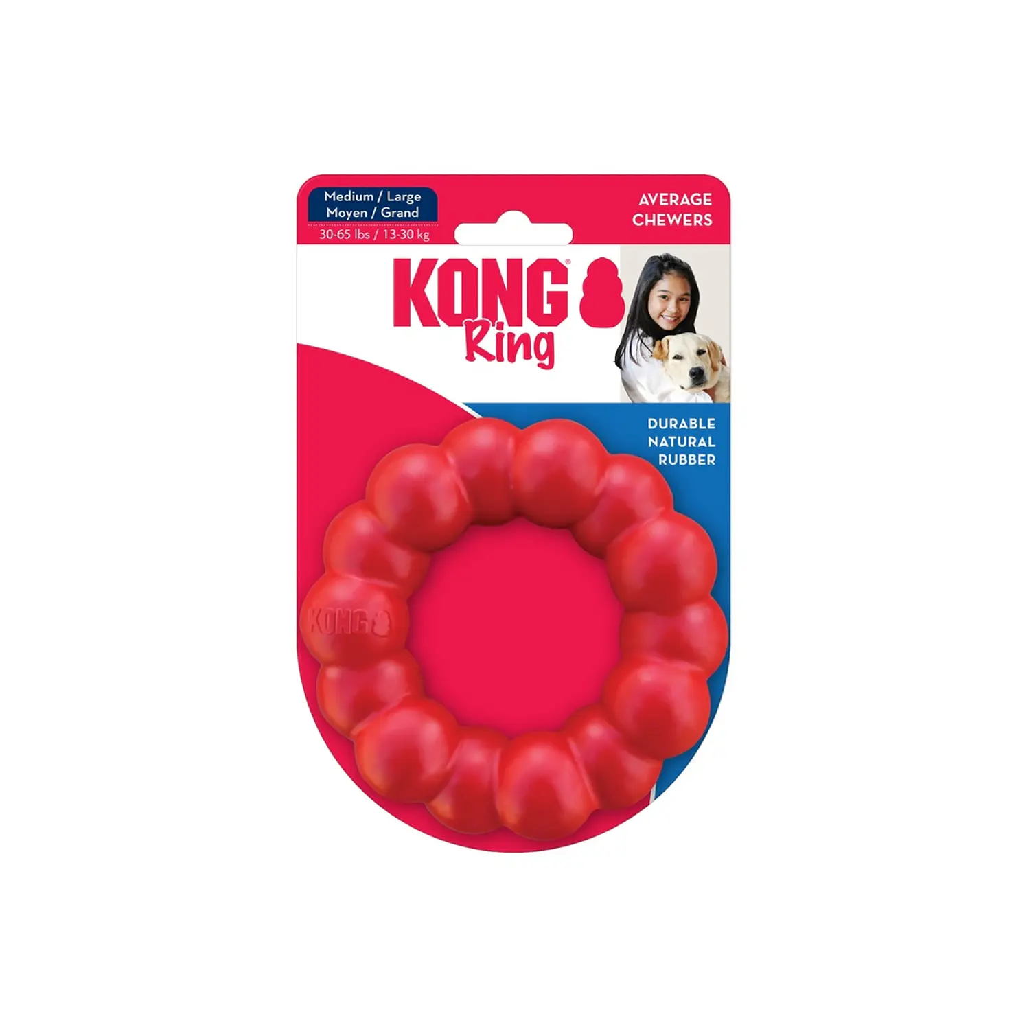 Kong Perro Caucho Classic Anillo Medium Large 1