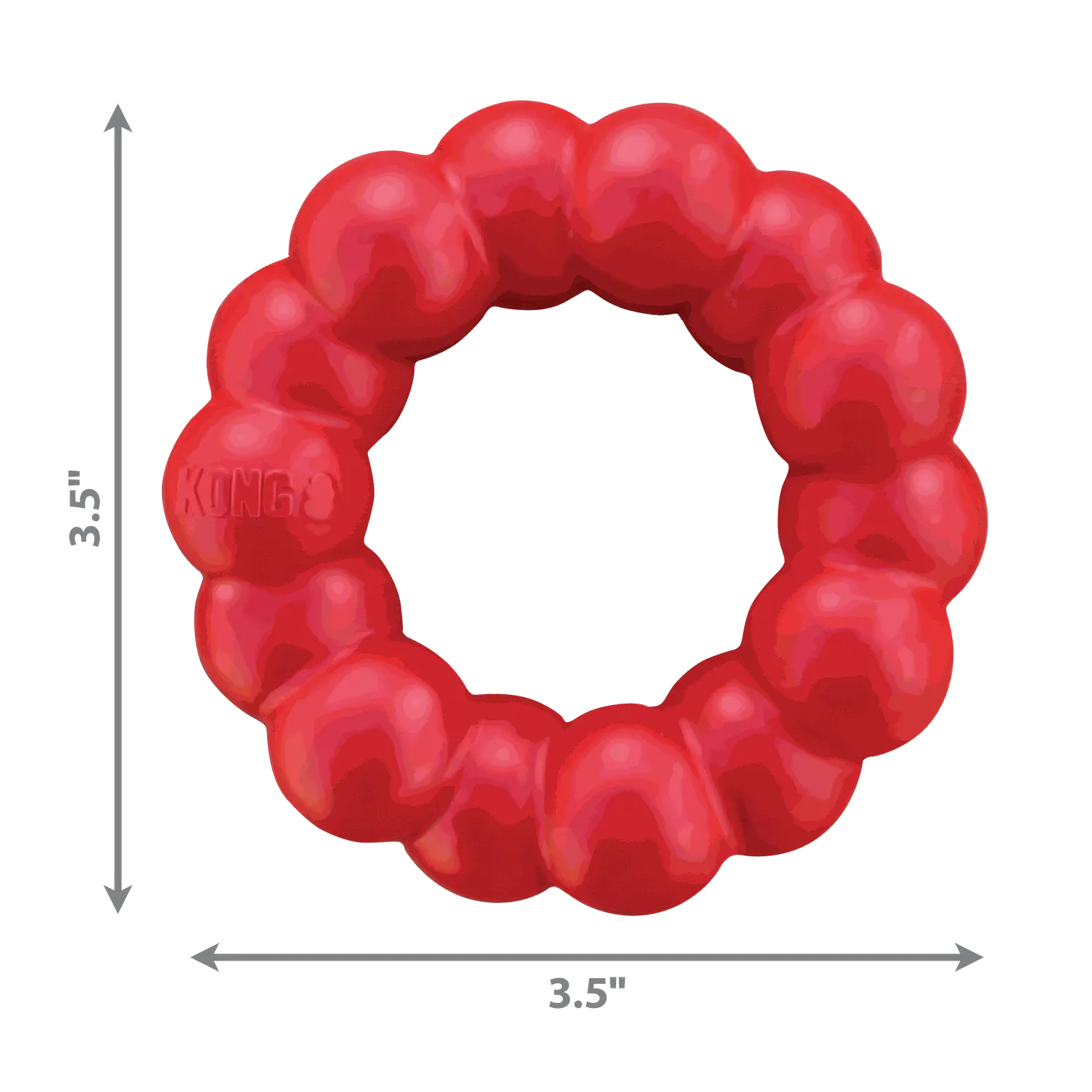 Kong Perro Caucho Classic Anillo Medium Large 2
