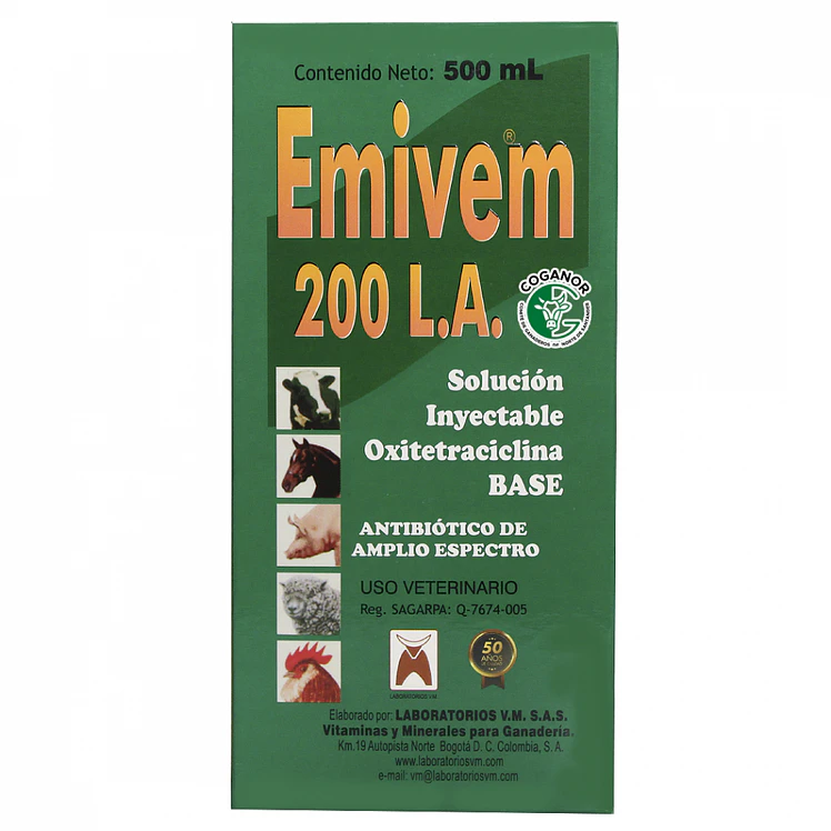 Emivem 200 Frasco x 500Cc V M