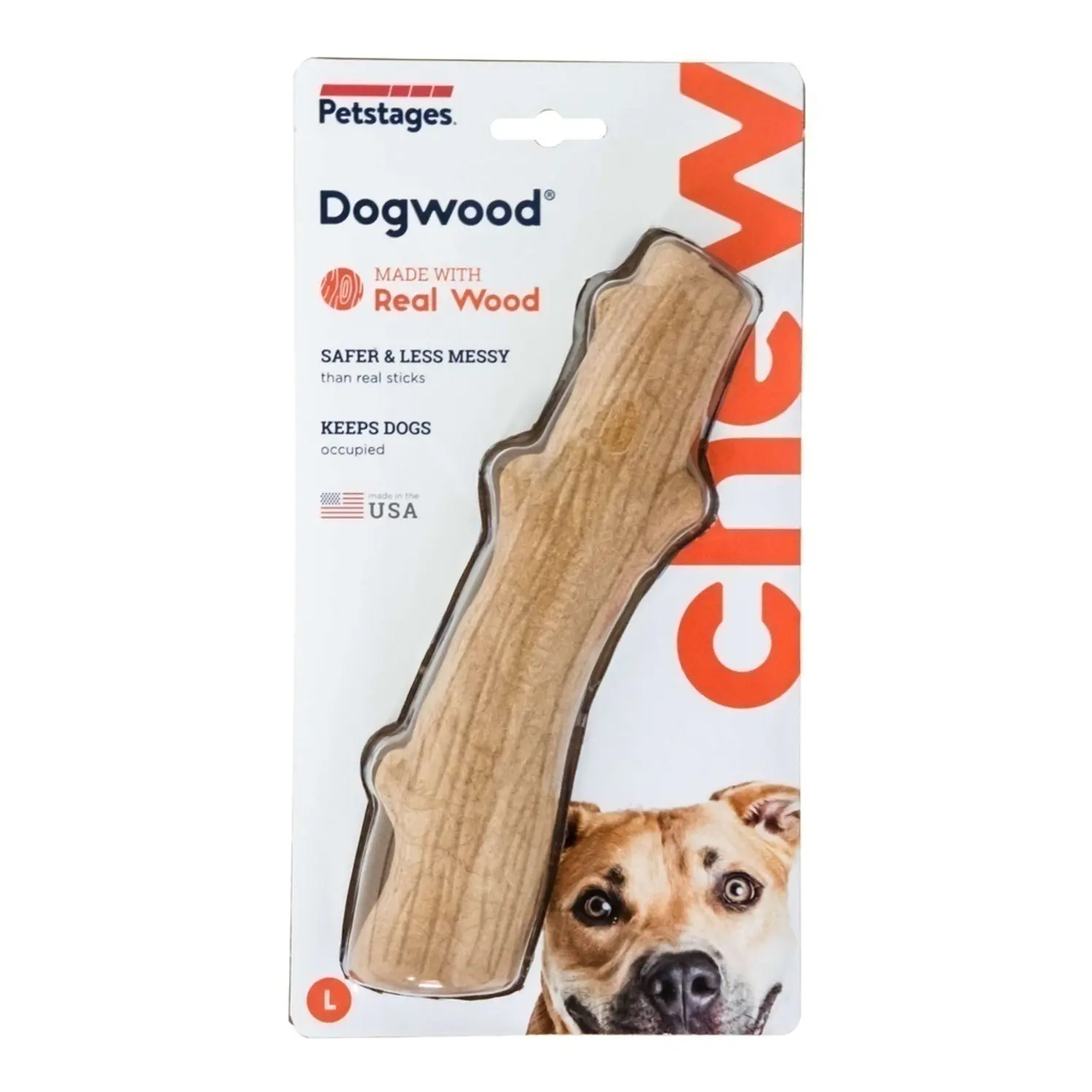 Juguete Madera Masticable Perro Petstages Dogwood