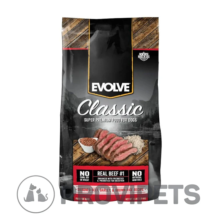 Evolve Perros Classic Beef Carne 14 Lb