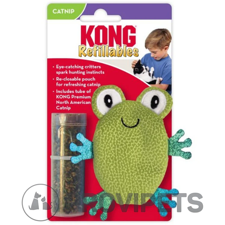 Kong Gato Peluche Rellenable Sapo 2