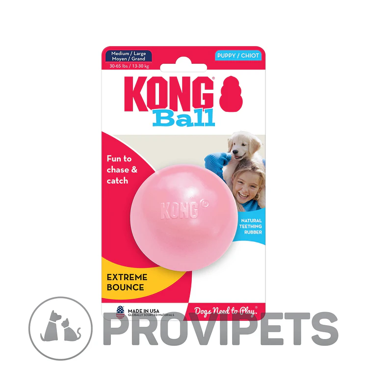 Kong Perro Caucho Puppy Pelota Medium Large 4