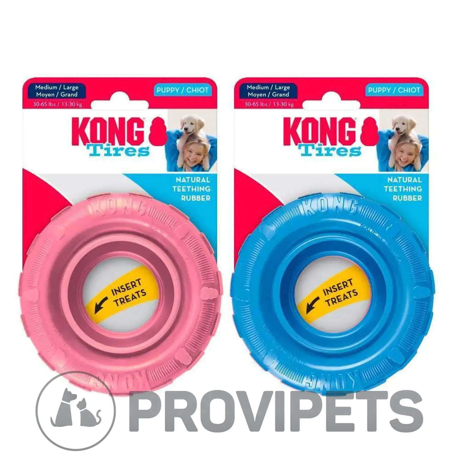 Kong Perro Caucho Puppy Llanta Medium 3