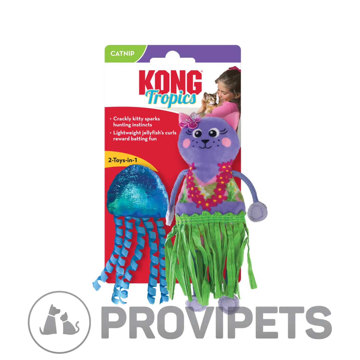 Kong Gato Peluche Tropics Hula X2 2
