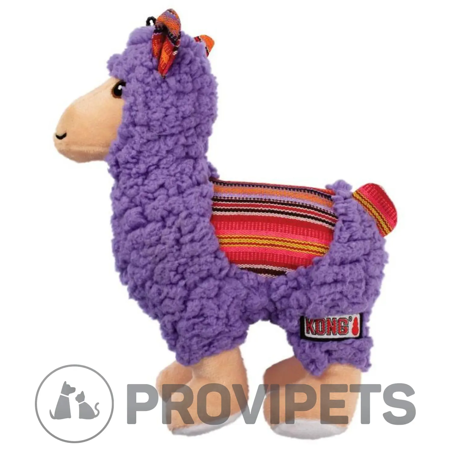 Kong Perro Peluche Sherps Llama Medium 2