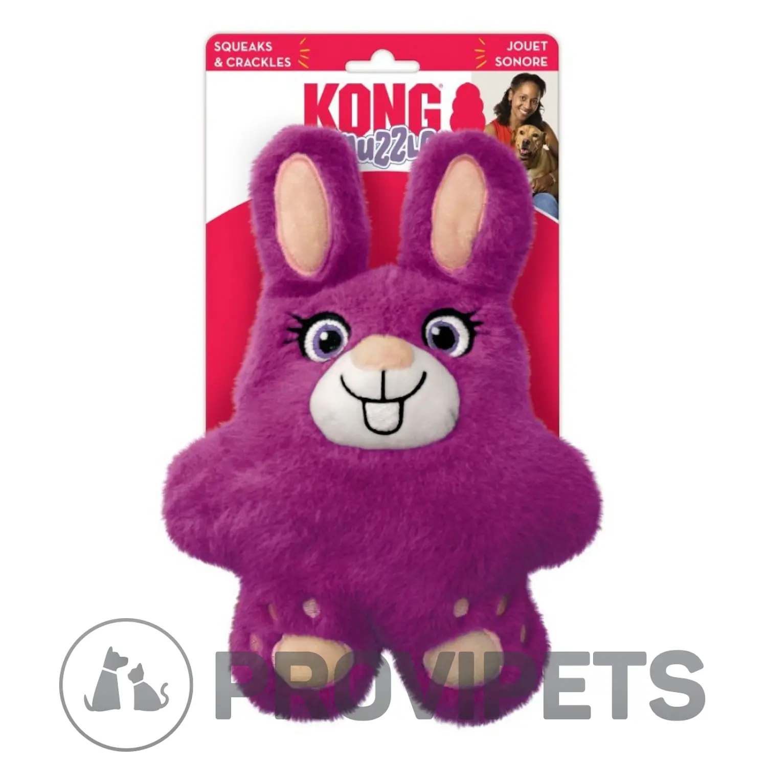 Kong Perro Peluche Snuzzles Conejo Medium 2