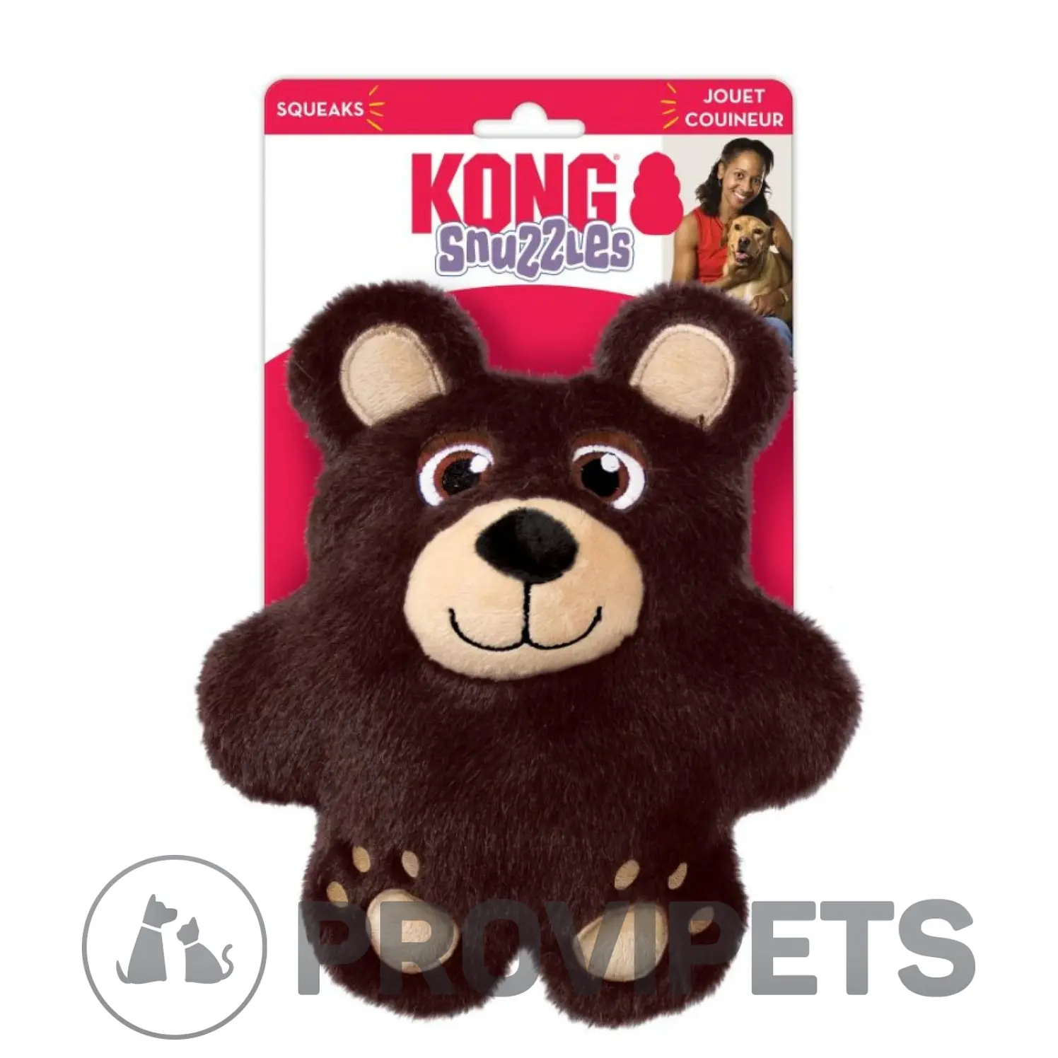 Kong Perro Peluche Snuzzles Oso Medium 2