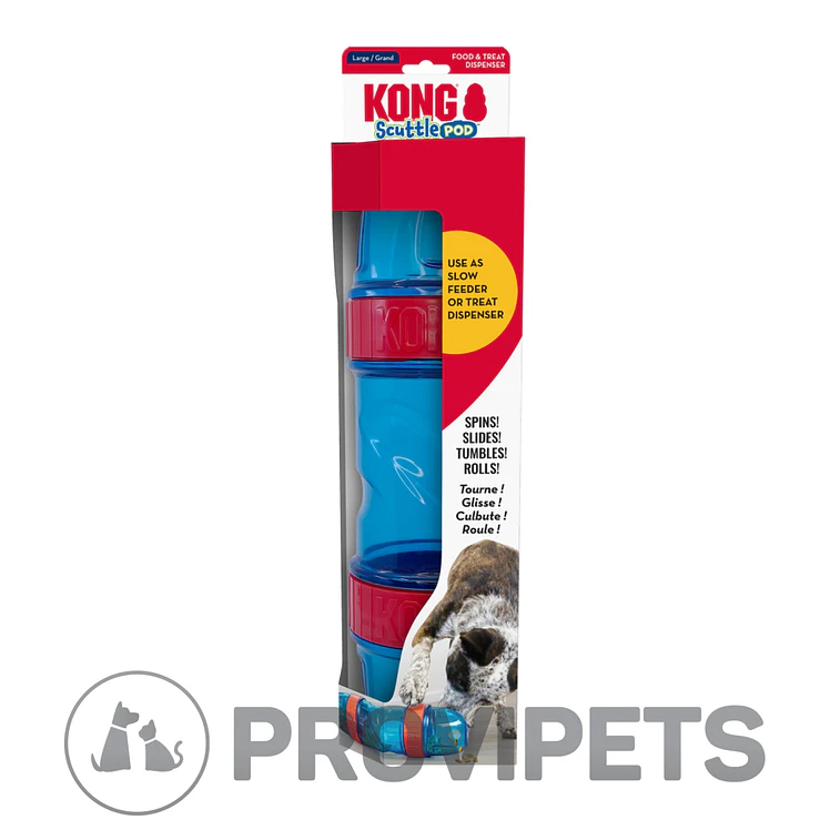 Kong Perro Dispensador Scuttle Pod Large 2
