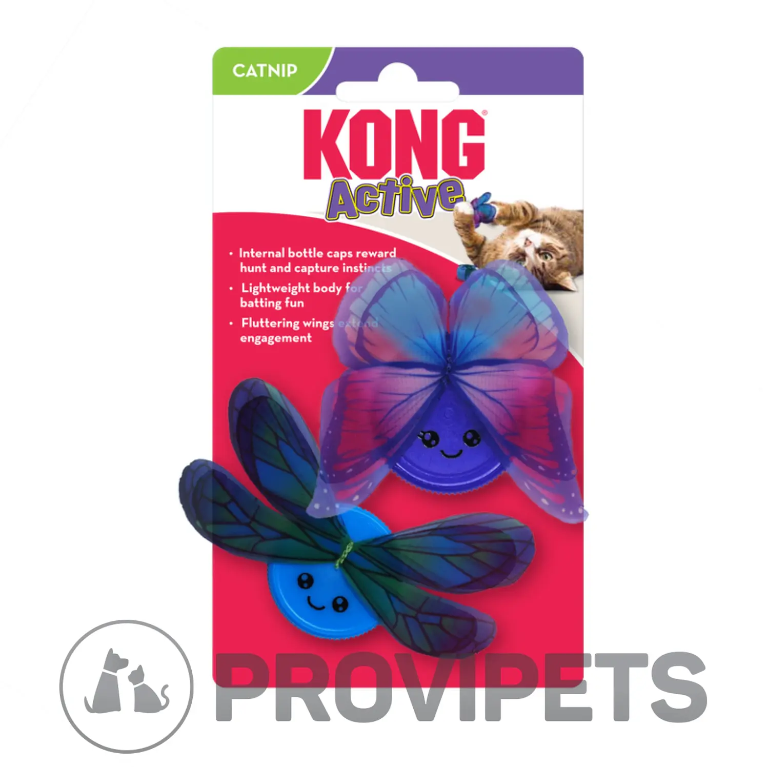 Kong Gato Juguete Active Capz X 2 2